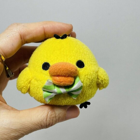 Rilakkuma Kiiroitori Yellow Bird Chick Plush Doll Keyring Hangtag Chain Japan - Picture 1 of 8